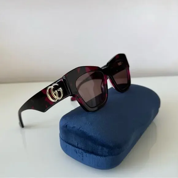 Gucci women sunglasses GG1422S 004 Authentic Retail 450$ - Picture 2 of 9